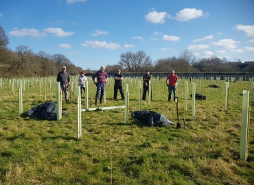Crow Wood Burnley Socially Distanced Volunteers March 2021