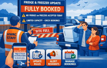 When a crisis occurs, Pentagulls flexible HWRC booking systems make the difference.